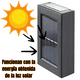 thumbnail image 3 of Lámpara De Pared Foco Exterior Jardín Carga Solar Luz Cálida, 3 of 7
