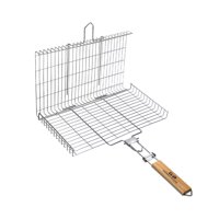 Importclick - Rejilla Parrilla Doble Asador Pescados Verduras