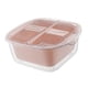thumbnail image 2 of Juego De Cuencos Coladores Con Tapa Herramienta De Cocina Cortador De Verduras Rallador Rosa, 2 of 3