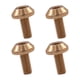 thumbnail image 1 of 4x Bicicleta Botella De Agua Jaula Perno Tornillo Bicicleta Jaula Perno Montaña Ciclismo M5x12mm Oro, 1 of 5