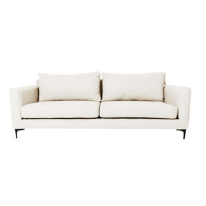 Induhome - Sofa Elena 2 Cuerpos Chenille Crema