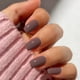 thumbnail image 2 of Press On Nails JOYVVEW Taupe Brown Medium Square para mujer, 2 of 7