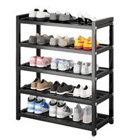 Crusec - Zapatero 5 Niveles Mueble Organizador Almacenamiento Ropa