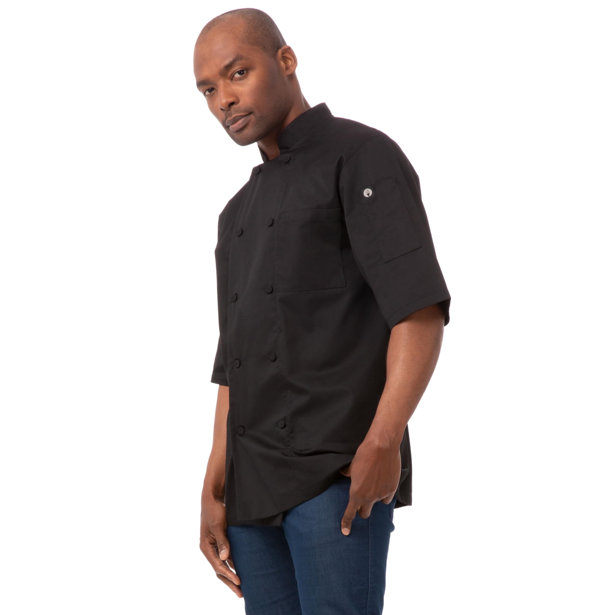 Chaqueta Chef Works Montreal Cool Vent Para Hombre, Talla S, Color Negro