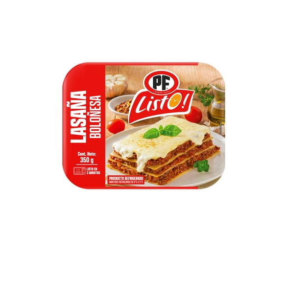 Lasaña Boloñesa Refrigerada, 350 g