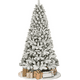 thumbnail image 1 of Árbol De Navidad Blanco Con Nieve Artificial 150cm, 1 of 3