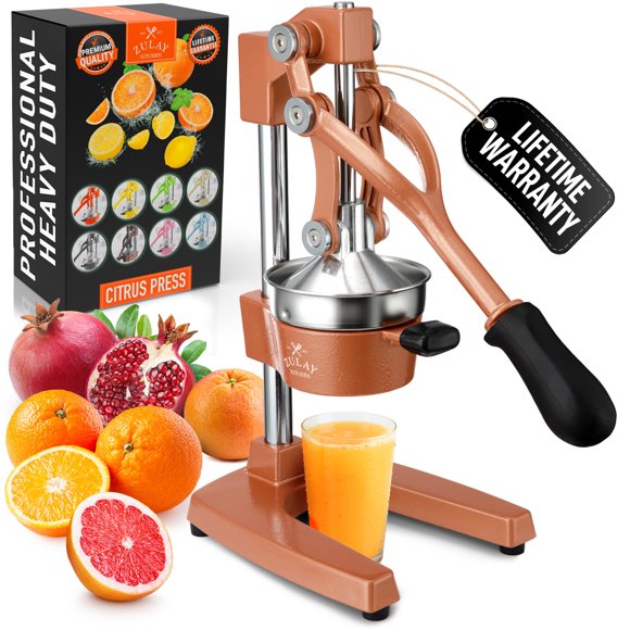 Exprimidor Manual de Hierro Fundido Zulay Kitchen de Alta Resistencia