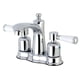 thumbnail image 1 of Grifo para baño Kingston Brass FB7611DPL de 4" tipo centerset, cromo pulido, 1 of 3