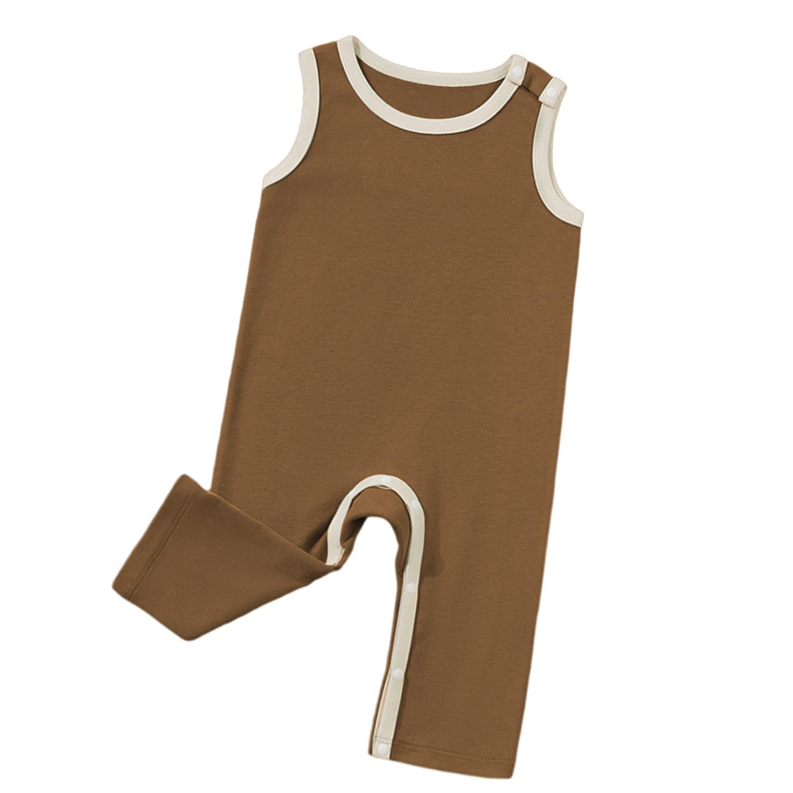 Magideal - Pelele Con Botones De Verano Para Bebé, Pijamas De Dibujos Animados, Pijamas Para Recién Nacidos, Pelele Sin Mangas, Ropa Para Bebé (niño O Niña) Con 3 A 6 Meses