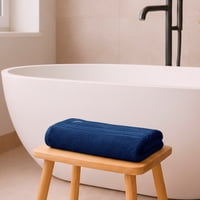 Toalla De Baño Cuerpo Nautica Home 100% Algodón 76X137Cm Azul Marino