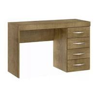 Tododescuento - Escritorio 4 Cajones Cafe Mdf , Dormitorio, Mueble