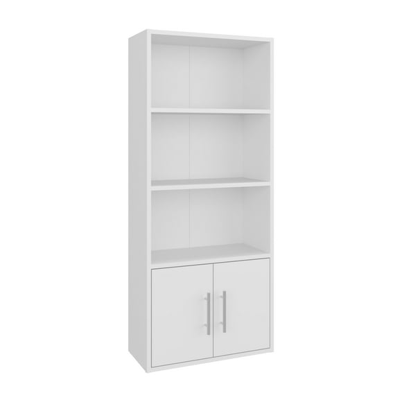 Biblioteca 2 Puertas 4 Niveles Blanco