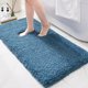 thumbnail image 1 of Alfombra de baño Ruggnovea 150 × 61 cm azul de microfibra lavable, 1 of 6