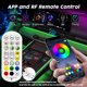 thumbnail image 5 of Luces LED para coche SAMGCHI 157 cm APP/RF con sincronización musical, 5 of 7