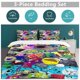 thumbnail image 5 of x260 Battle for Dream Island BFDI Bed Duvet Cover Microfiber Bedding Sets 3D Printed Lightweight 3 Piece Comforter Sets, 1 Duvet Cover And 2 Pillow Shams for Kids Boys Girls 79"x90" jn260, 5 of 5