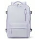 thumbnail image 1 of Mochila Viaje Cabina Avión Impermeable Viral Zapatos USB Morada, 1 of 4