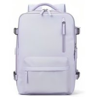 Genérico - Mochila Viaje Cabina Avión Impermeable Viral Zapatos Usb Morada