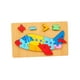 thumbnail image 3 of Número Puzzle Montessori Juguetes Para 3 Años De Edad Para Preescolar Habilidades Motoras Finas Avión, 3 of 5