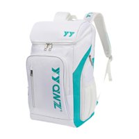 Magideal - Mochila De Bádminton, Bolsa De Raqueta De Gran Capacidad, Mochila De Tenis Versátil, Bolsa De Bádminton Para Viajes Al Aire Libre, Pelotas, Accesorios Lago Blanco Azul