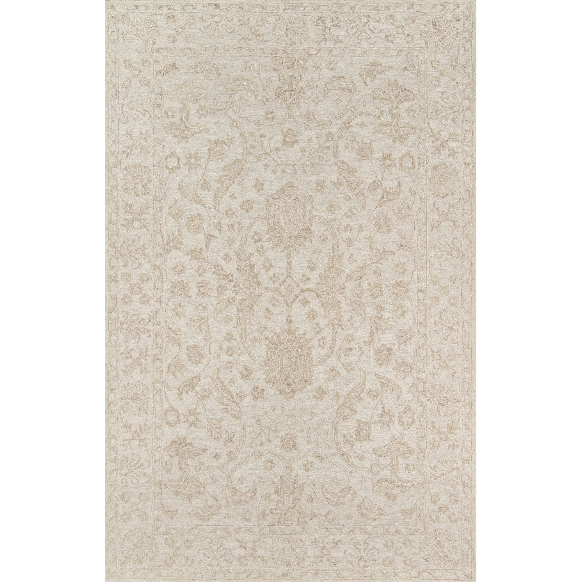 Alfombra Momeni Cosette De Lana, Color Beige, 60 Cm X 90 Cm