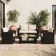 thumbnail image 1 of Juegos De Muebles Para Terraza Living Para 4 Personas Estructura Negro, 1 of 8