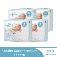 Pañal Desechable Super Premium S Infans 120 Und