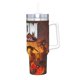 thumbnail image 2 of Doom Eternal Vaso aislado de acero inoxidable con asa, diseño temático, regalo para familia, amigos y fans; incluye pajita y encaja en el portavasos estándar, 40 oz, 2 of 6