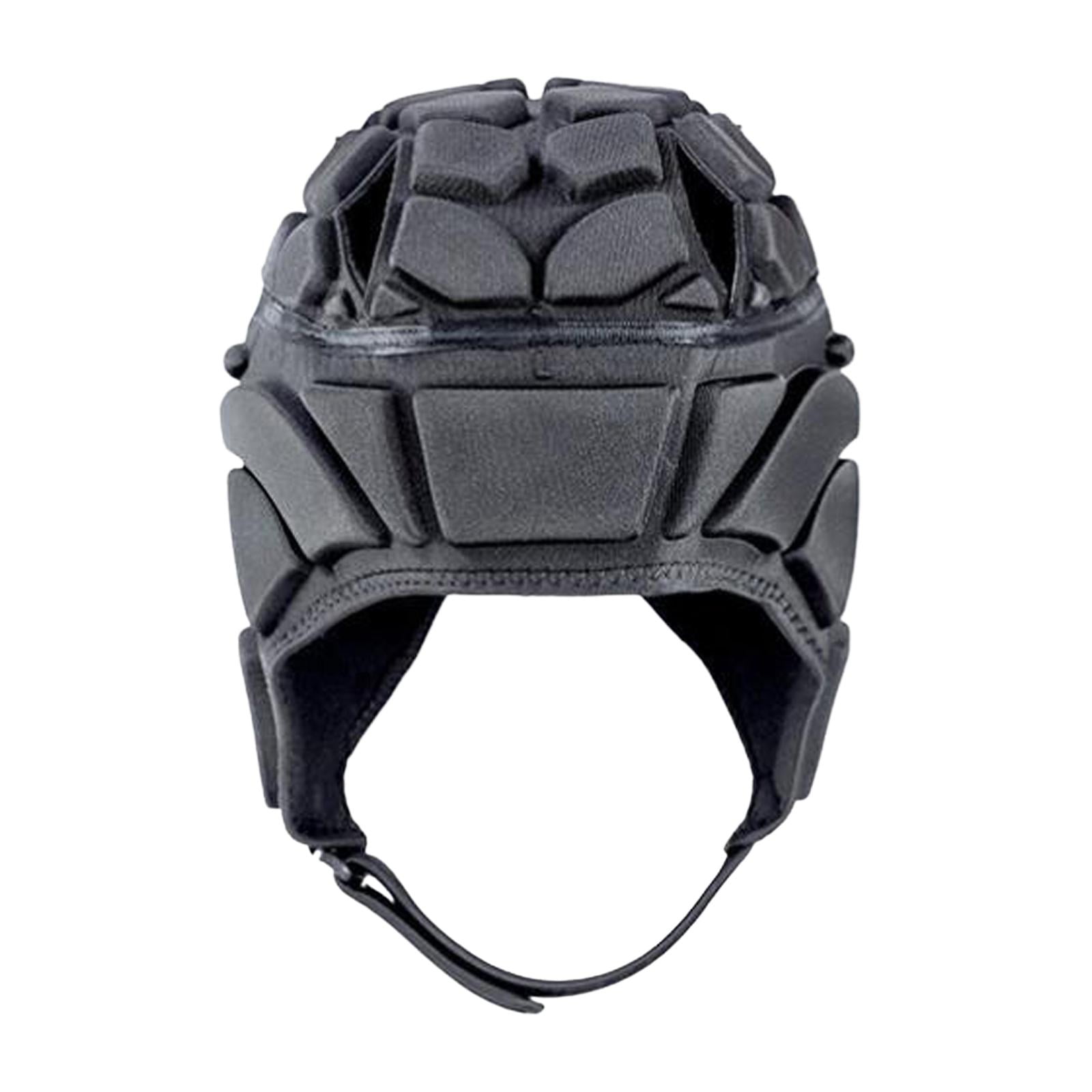 Magideal - Casco De Rugby, Protector De Cabeza De Rugby, Transpirable, Cómodo De Llevar, Gorro De Rugby, Gorra Protectora Para Necesidades Especiales, Gorro De P Negro