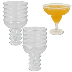 Disparo - Set 30 Copa Margarita Acrilico Apertitivo 250Ml Degustacion