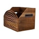 thumbnail image 2 of Caja de madera multiusos para discos de vinilo, estuche para álbumes, soporte para discos, cubo de almacenamiento de álbumes de madera para CD y docum, 2 of 5