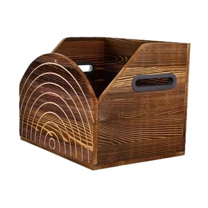 Bothyi - Caja De Almacenamiento De Discos De Vinilo, Soporte De Escritorio Para Álbumes De Cd, Restaurante