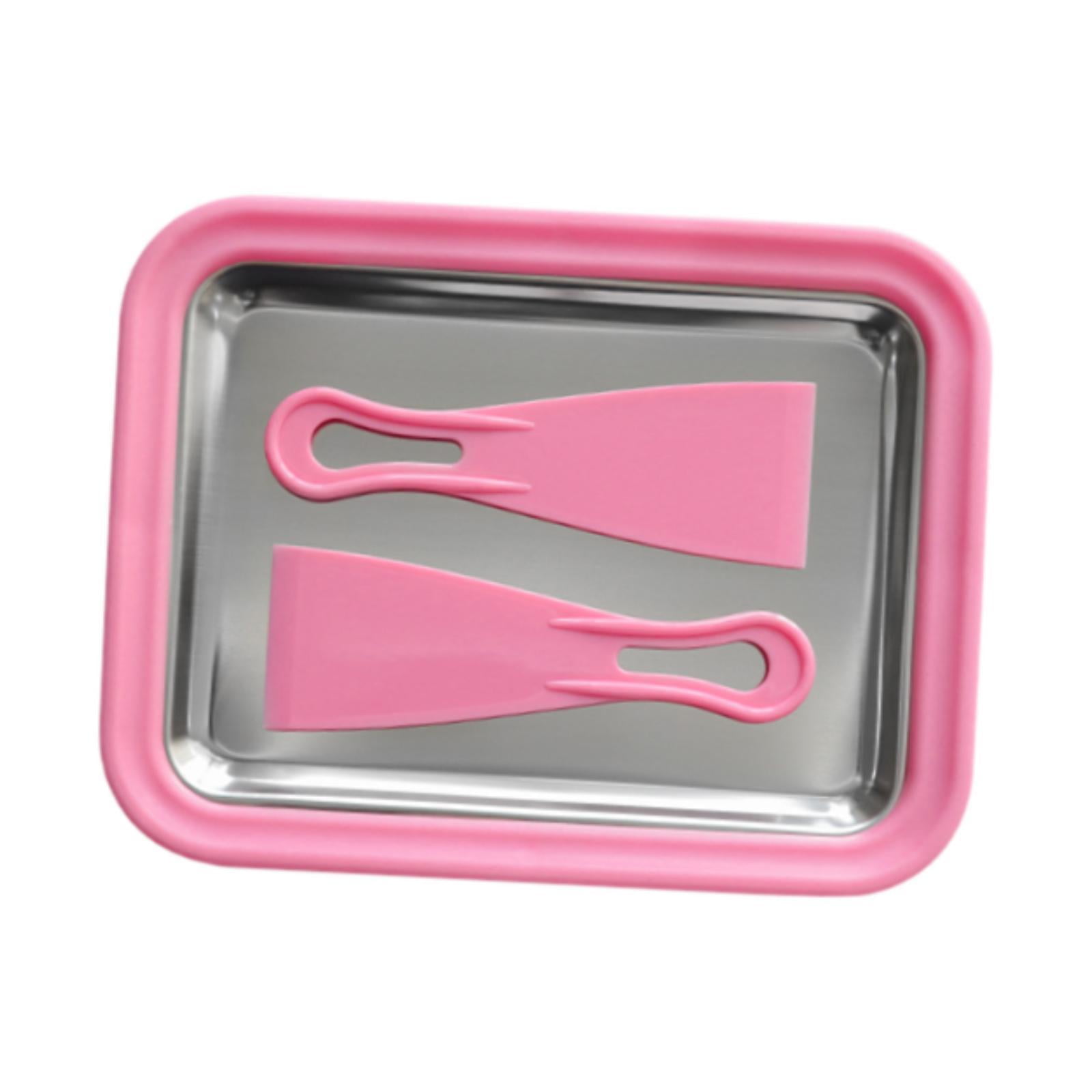Bothyi - Máquina Para Hacer Helados Y Yogur De Verano Para Hacer Helado Casero De Crema Enrollada, Color Rosa