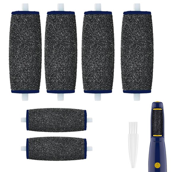 Raspador de Pies GOMINYUF - Set de 6 Rodillos Extra Gruesos