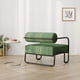 thumbnail image 2 of Living room iron sofa chair, lazy individual chair, balcony leisure chair (Color Green), 2 of 2