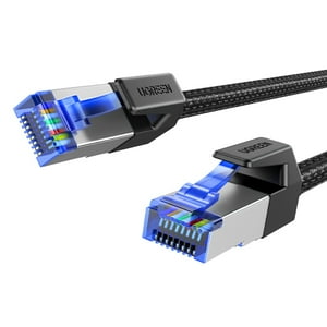 Cable De Red 1M Cat8 F/Ftp (40Gbps) Trenzado Negro Ugreen Nw153