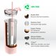 thumbnail image 4 of Botella de Agua Asobu Aqualina de Acero Inoxidable Rosa, 4 of 7