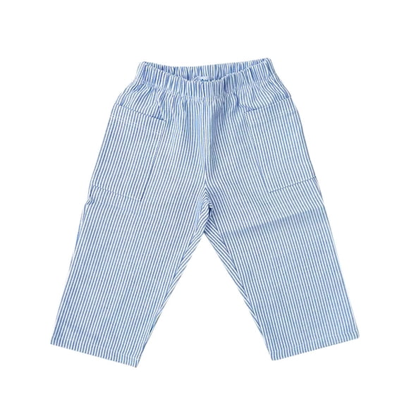 Pantalón Pau Rayas Celeste - Talla 9/12 MESES