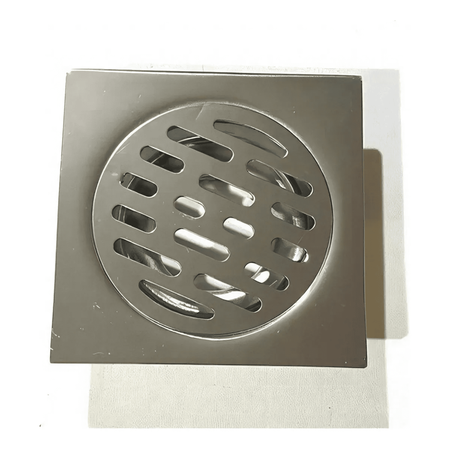 Aquakit - Rejilla Pileta De Piso 10x10cm Acero Inoxidable Anti-olor