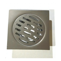 Aquakit - Rejilla Pileta De Piso 10X10Cm Acero Inoxidable Anti-Olor