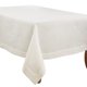 thumbnail image 1 of Mantel SARO LIFESTYLE 178 cm x 356 cm Marfil con Encaje de Dobladillo, 1 of 2