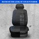 thumbnail image 5 of Fundas universales impermeables de cuero PU para asientos de auto, 5 of 9