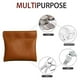 thumbnail image 4 of Monedero de cuero con clip para monedas, para hombre y mujer, minimonedero con pinza para cambio, para llevar en la mano, 4 of 5