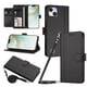 thumbnail image 1 of iPhone 14 Plus Funda Billetera con Cierre Magnético, Negro, 1 of 6