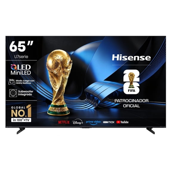 Televisor Smart TV 65" QLED Mini LED 4K UHD Google TV Gamer 144Hz 65U7ESG