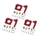 thumbnail image 4 of Extrusora Extrusora Roja Izquierda 3x MK8 Para Ender 3 CR10 CR10S PRO CR8 CR7, 4 of 5