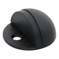 Genérico - Tope De Puerta Media Luna Negro Mate