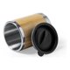 thumbnail image 2 of Tazon Bamboo Acero Inoxidable Con Tapa 350ml, 2 of 8
