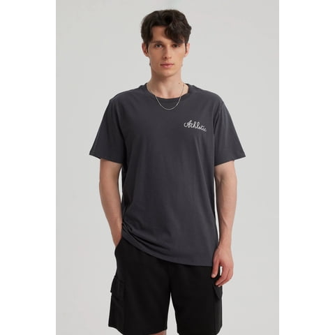 Fashionspark - Polera Hombre Doble Print Marengo - Ll