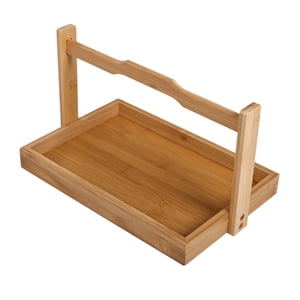 Bothyi - Soporte De Almacenamiento De Alimentos, Bandeja De Madera Para Mesa De Comedor, Sala De Estar, Cocina M