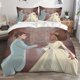 thumbnail image 1 of Classic Court Costume Bedding Set for Men And Women Featuring Elegant Interactive Illustrations. Includes a Duvet Cover And Pillowcases. Soft And Comfortable, 1 of 5